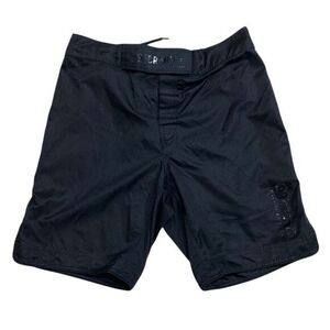 93 Brand Fight‎ Shorts Size 34 Black BJJ MMA No-Gi Jiu Jitsu Grappling Training